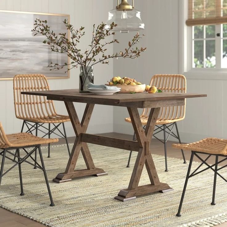 sample natural pine solid wood dinner home suar round wood kitchen restaurant dining wooden dining table set