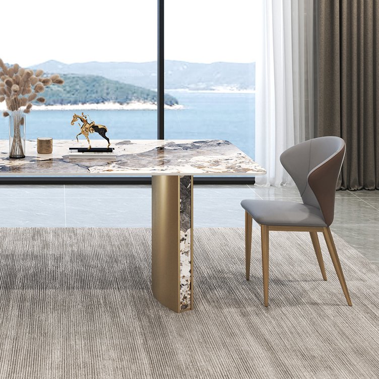 Modern Luxury Marble Dining Restaurant Kitchen Hotel Use Elegant Rectangular Decorative Furniture Coffee Table