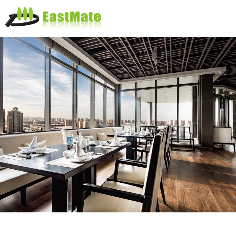 Modern High-class Customized Dining Tables Hotel Restaurant Furniture with Glass Inox Event Application Wood Material 3-5 Star
