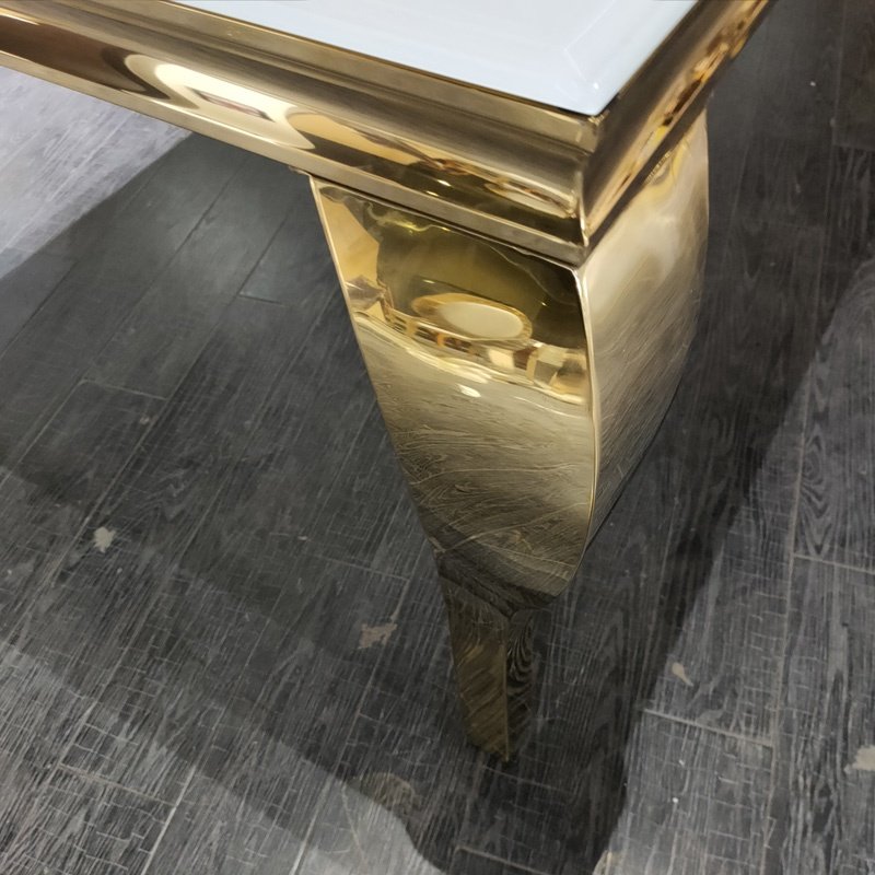 Luxury Table Wedding Event Table Gold Home Furniture Dining Table Stainless Steel
