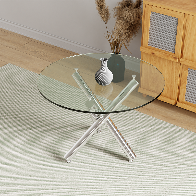 Dining Tables Promotion Dining Room Set With 4 Chair Best Seller Glass Table Chair Set