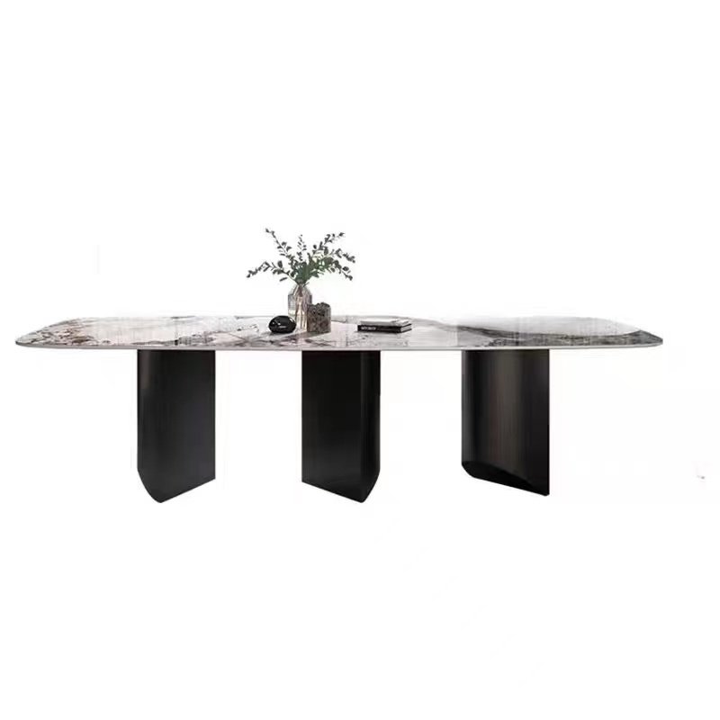 Large dining table chair set modern furniture dining room set for 12 persons