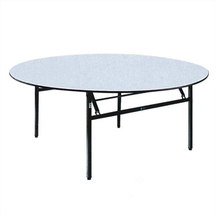 Wholesale plywood banquet folding dining table with steel leg