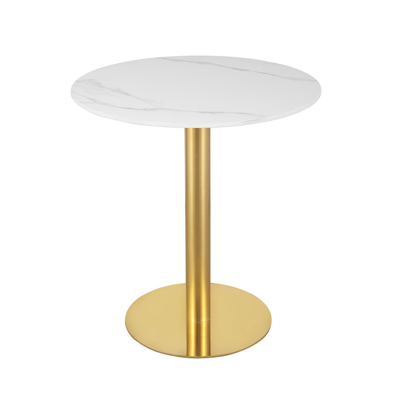 popular marble top dining table restaurant small gold luxury cafe shop restaurant dining table