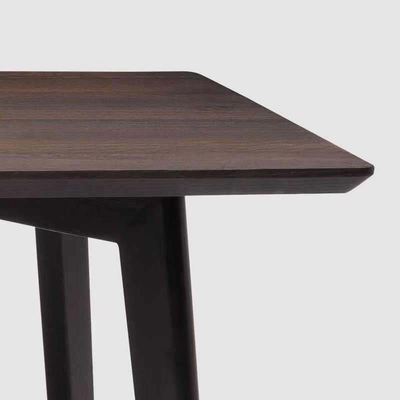 MDF panel special design wood leg square dining table and chair dining table 6 chairs dining room table and chair