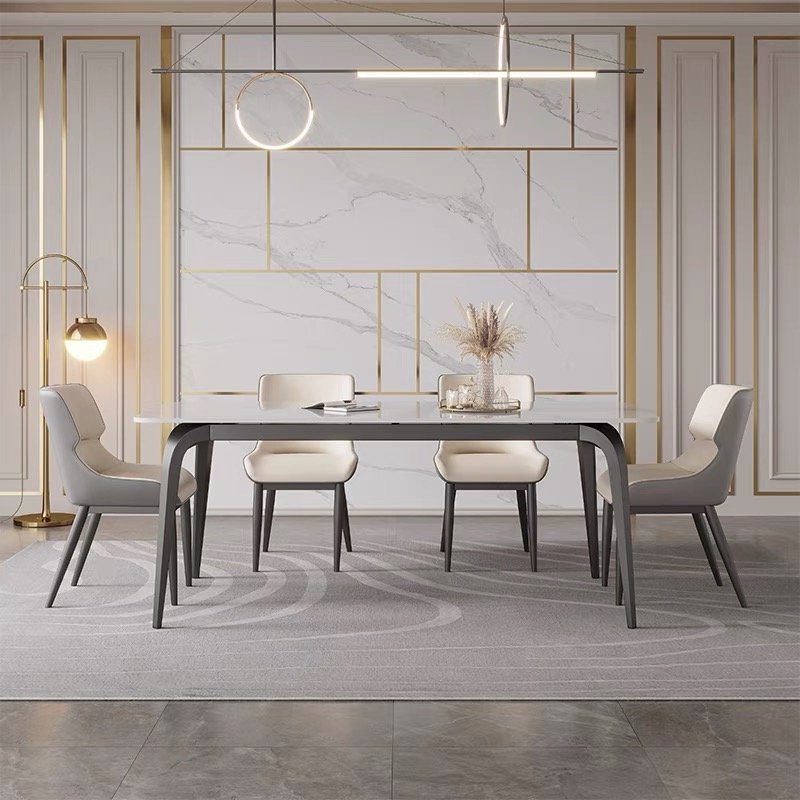 Professional Modern Premium Dining Table Elegant Home Furniture with Exclusive New Design Fashion-Forward Hotel Hall Kitchen Use