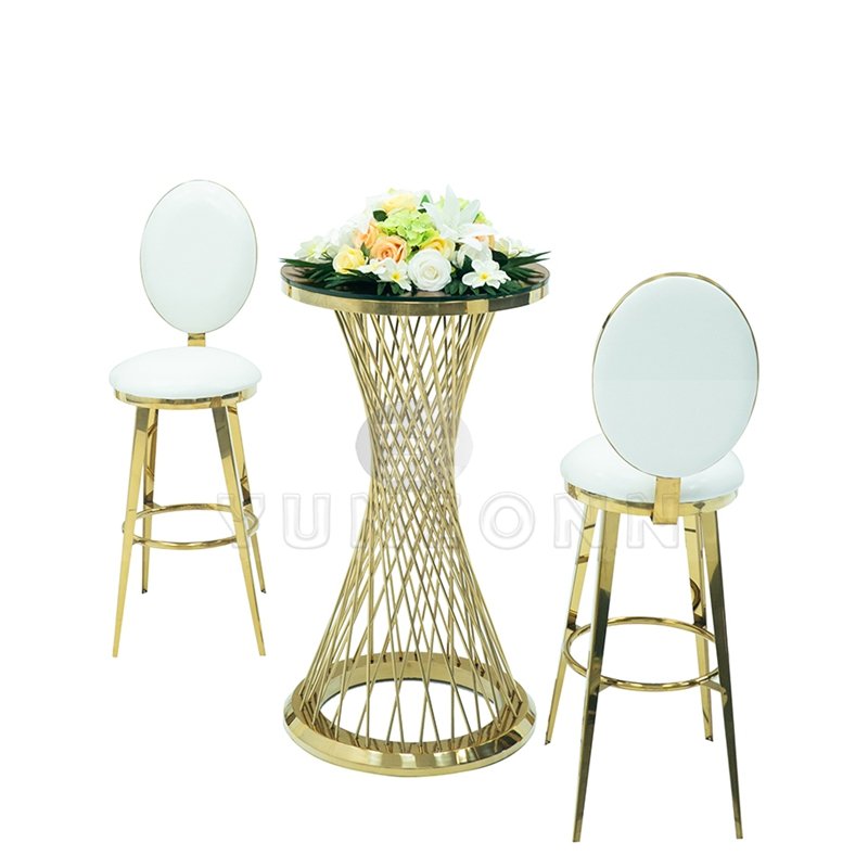 Luxury Stainless Steel Wedding Cake Stand Elegant Coffee Tables for Special Occasions