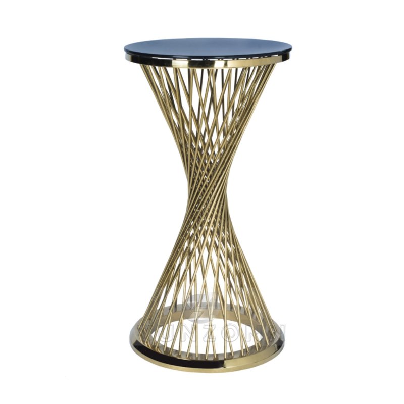Luxury Stainless Steel Wedding Cake Stand Elegant Coffee Tables for Special Occasions