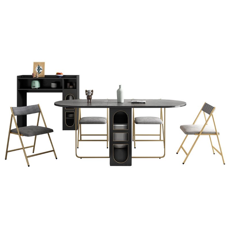 Accept Customized Size Home Dining Room Furniture Restaurant Counter Design Removable Retractable Folding Dining Chairs Tables