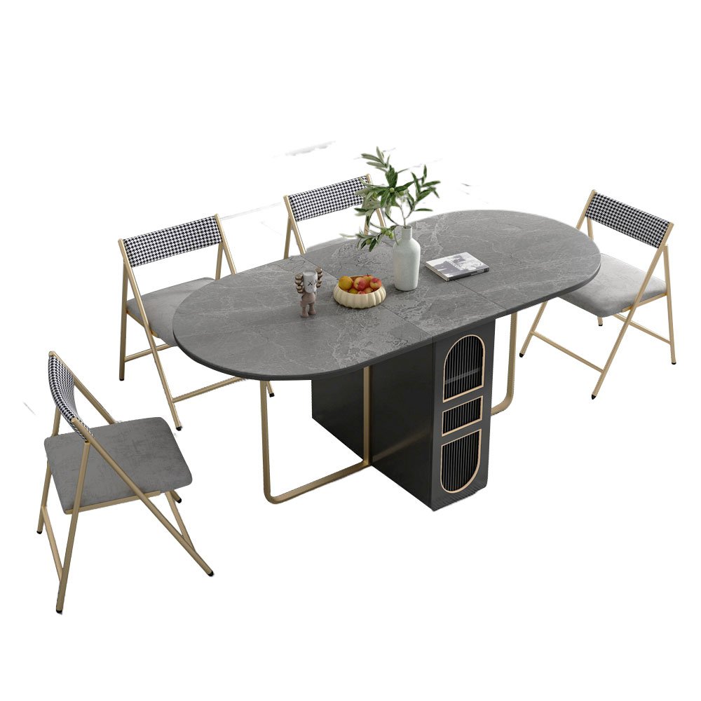 Accept Customized Size Home Dining Room Furniture Restaurant Counter Design Removable Retractable Folding Dining Chairs Tables