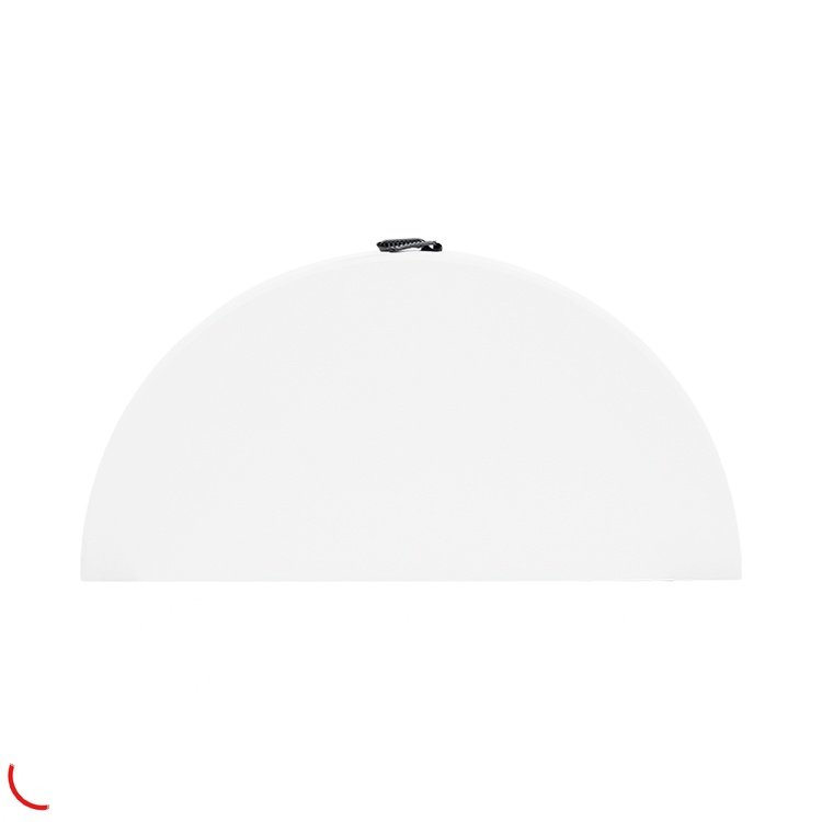 Hotel Furniture White Plastic Folded Round Dining Table For Wholesale
