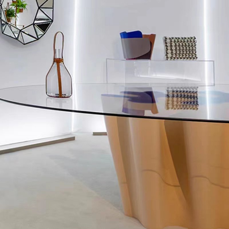 Italy light luxury round table large apartment living room simple modern design, modern luxury restaurant