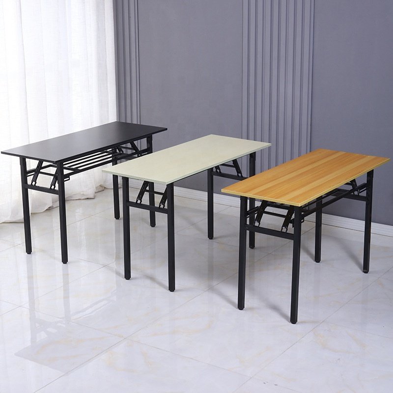 China factory wooden rectangle dining tables folding study table furniture table modern