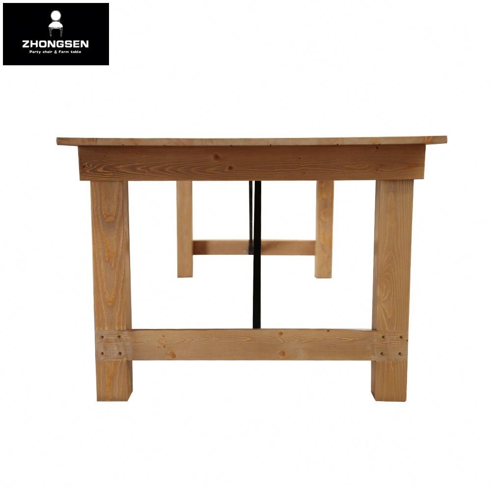 High Quality Best Sale Wooden Extension Rectangular Modern Elm Oak Beech Solid Wood Dining Farm Table