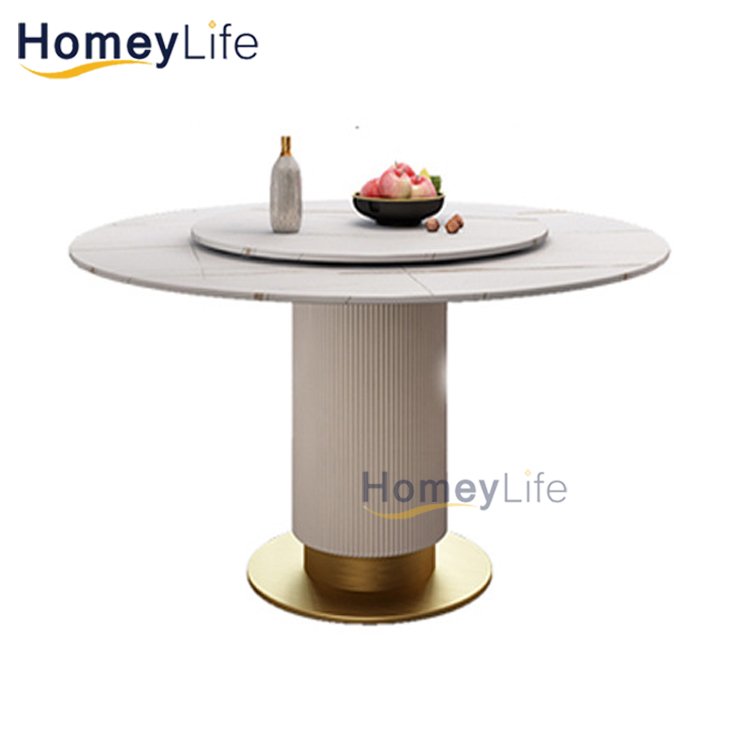 Modern round marble dining room furniture 80*80cm square dining table for sale