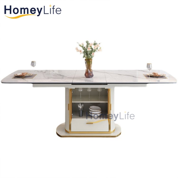 Modern round marble dining room furniture 80*80cm square dining table for sale