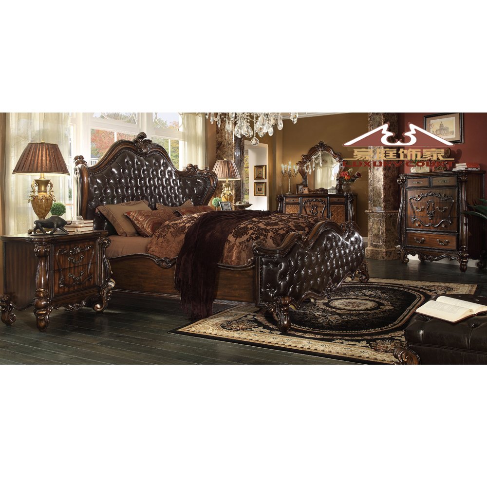 Longhao Luxury dining table set solid wooden Dining table set luxurious Dinner Sets