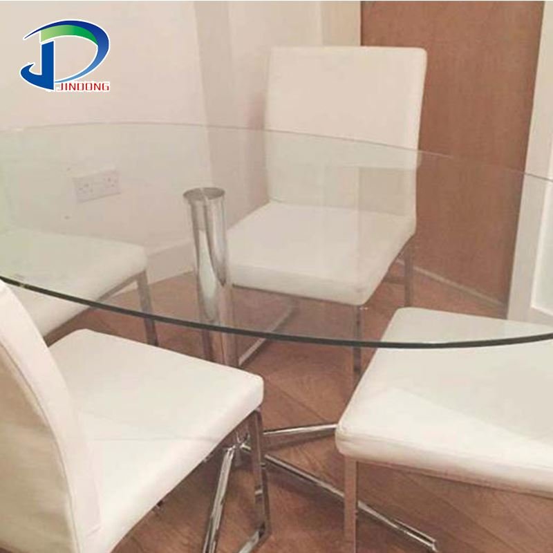 High Quality Sturdy and Durable Tempered Glass Table Top with CE certification tempered glass sheet