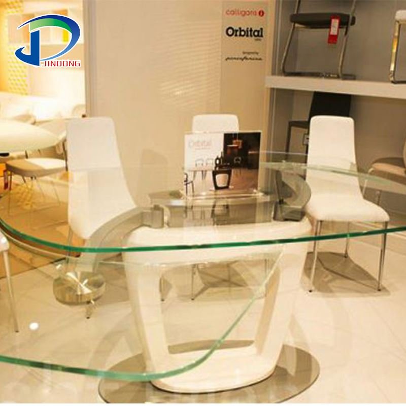 High Quality Sturdy and Durable Tempered Glass Table Top with CE certification tempered glass sheet
