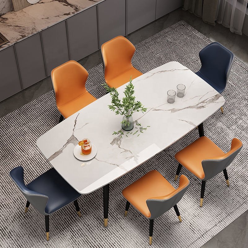 Modern marble dining table set modern dining tables dining room furniture table