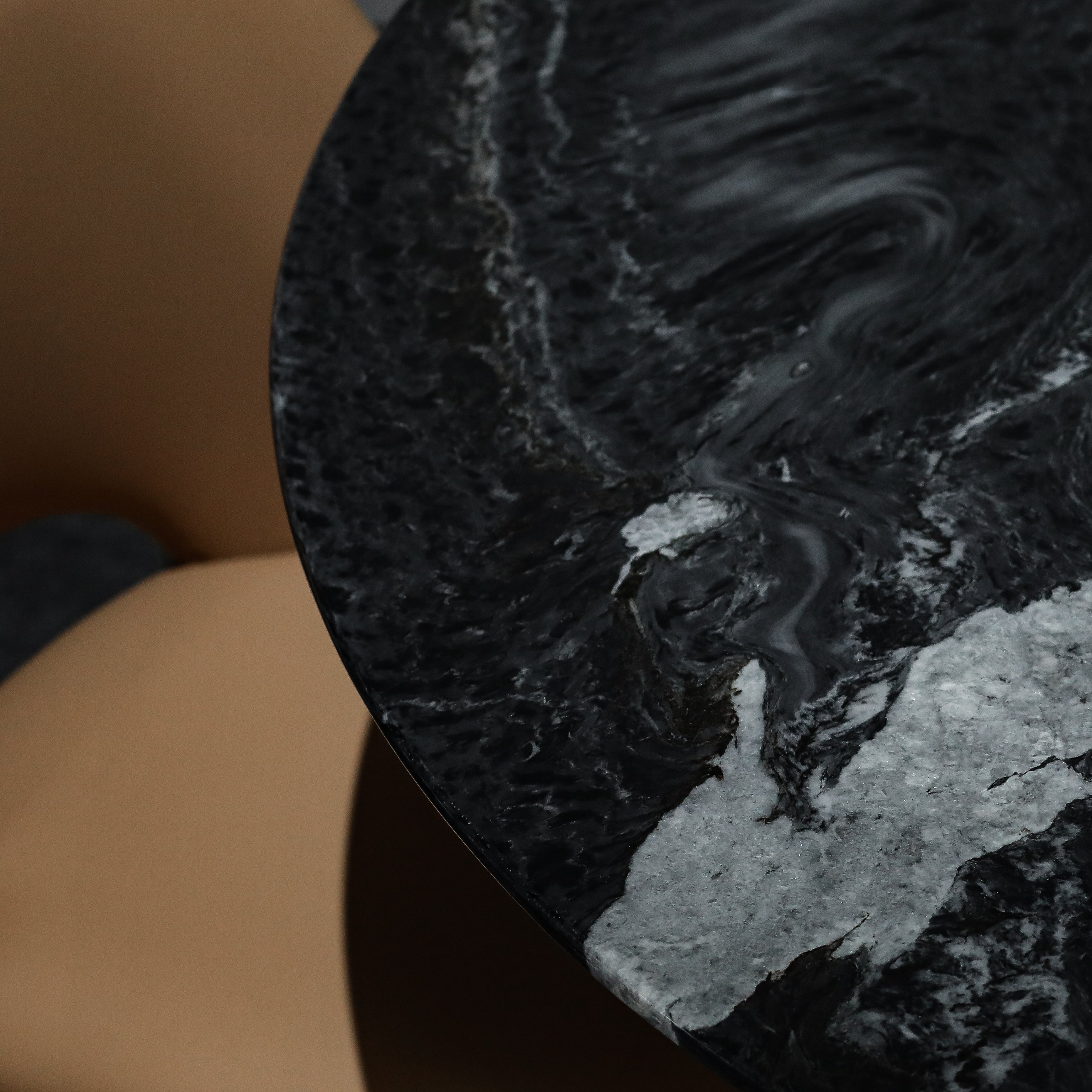 Modern Home Furniture Round Dinning Table Round Marble Dining Table With Stainless Steel Frame