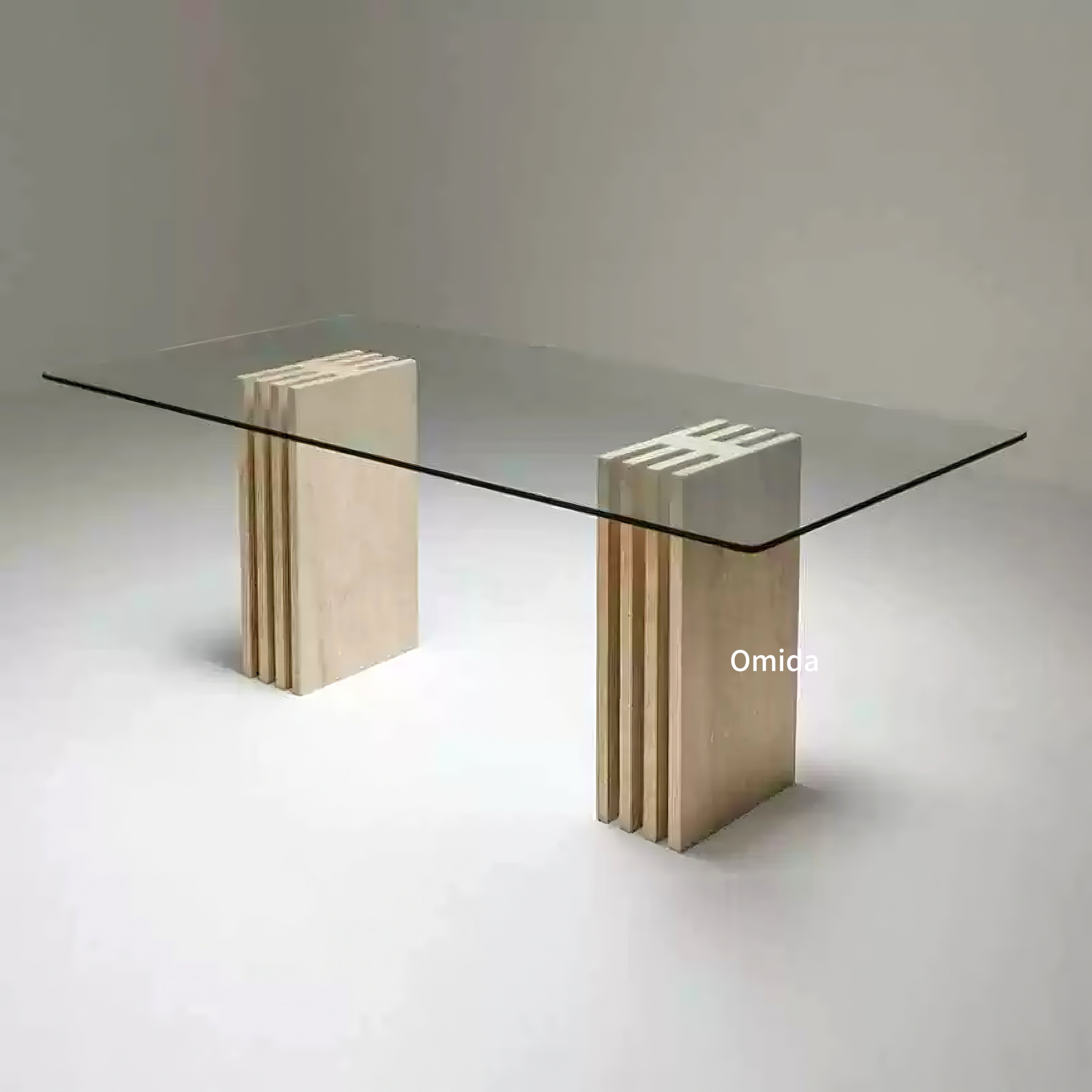 LUXURY HOME FURNITURE NEW STYLE SOLID WOODEN DINING TABLE FOR 8 PEOPLE