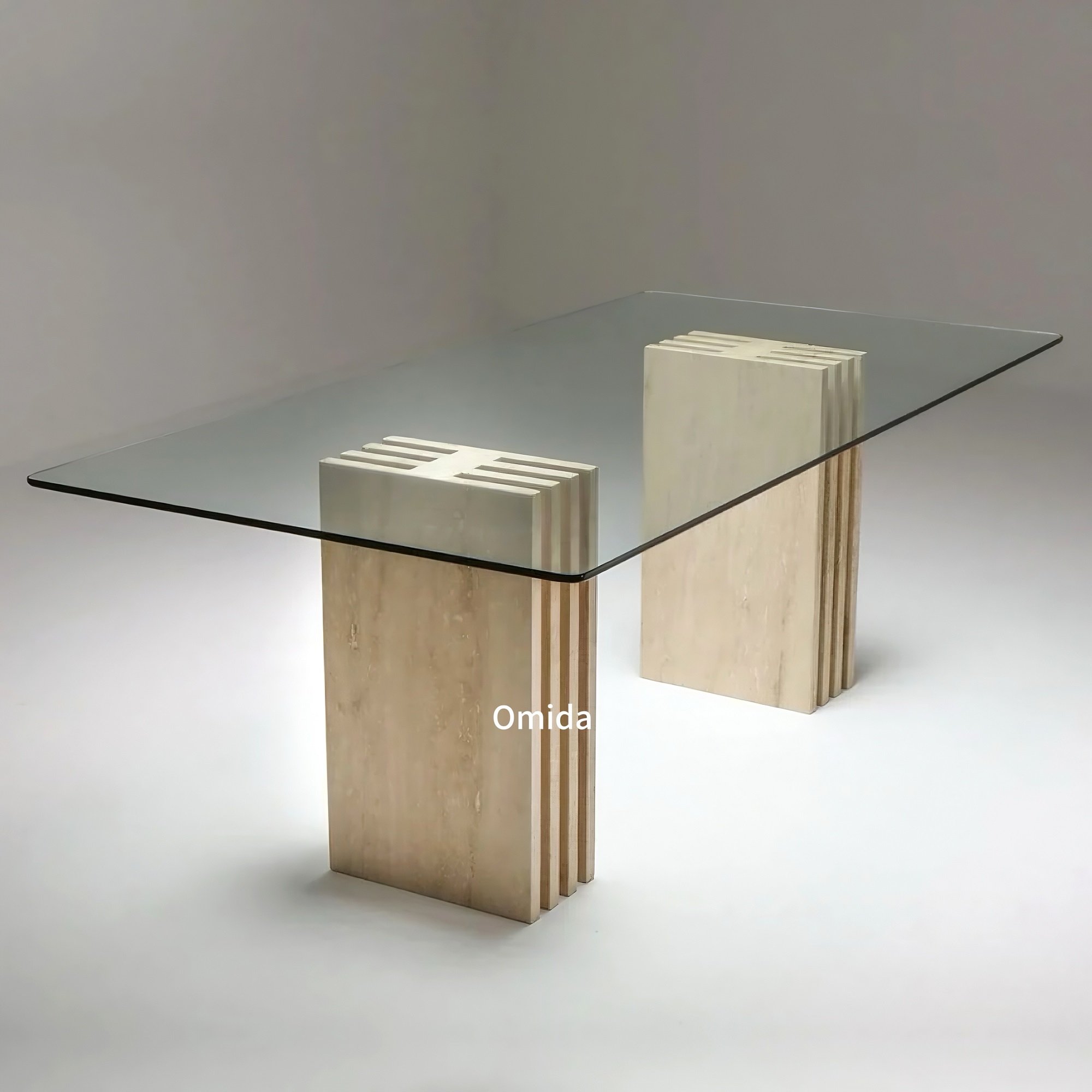 LUXURY HOME FURNITURE NEW STYLE SOLID WOODEN DINING TABLE FOR 8 PEOPLE