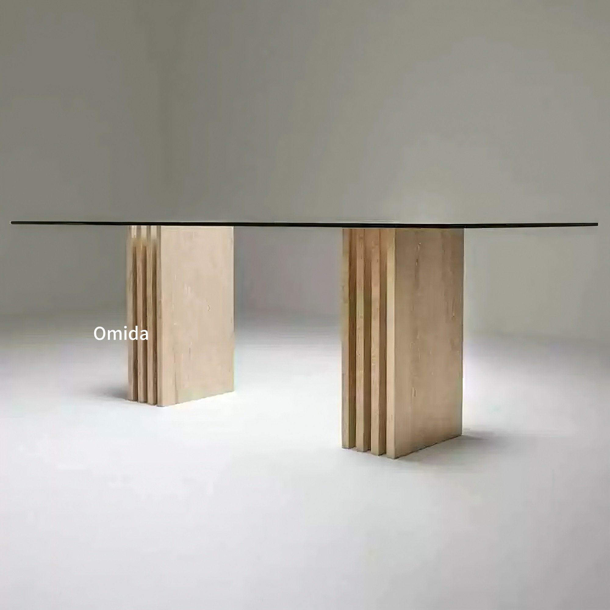 LUXURY HOME FURNITURE NEW STYLE SOLID WOODEN DINING TABLE FOR 8 PEOPLE