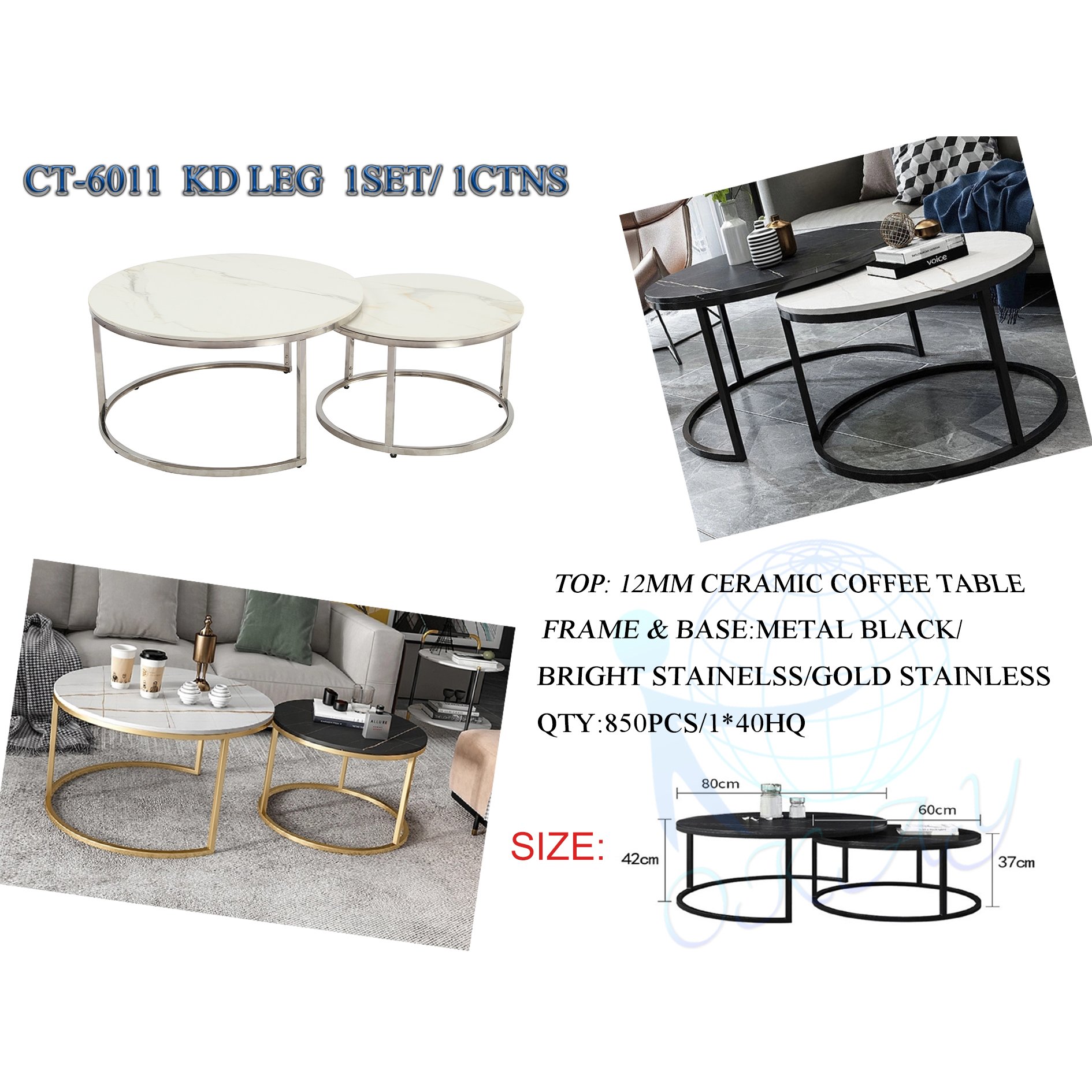 modern round ceramic dining table