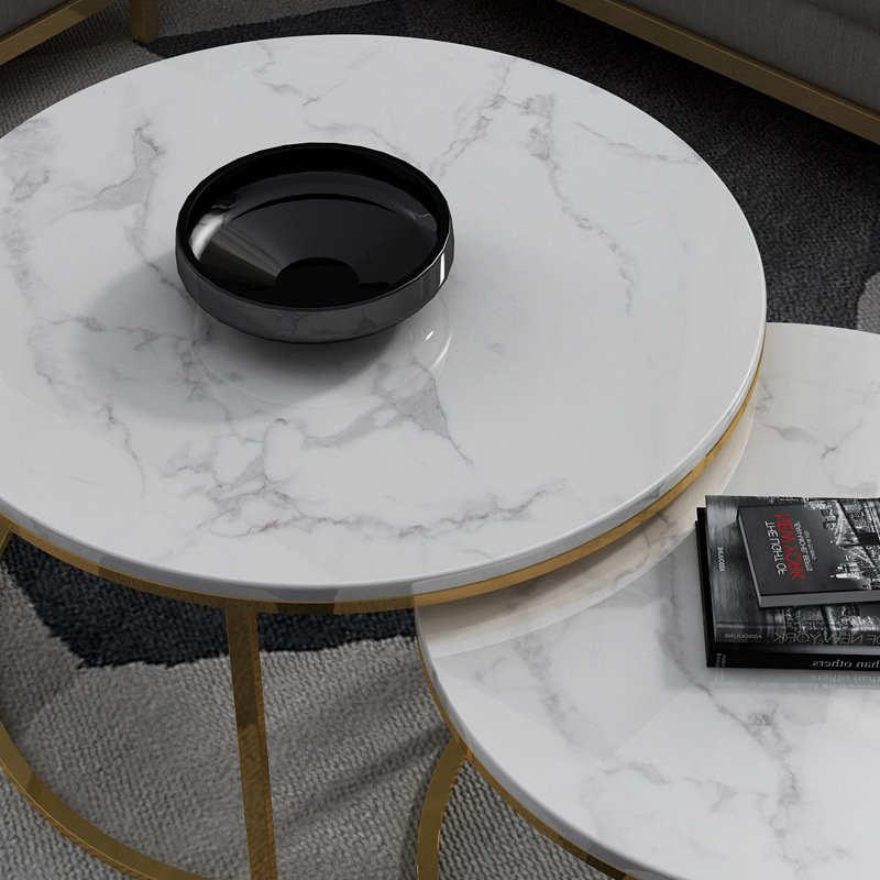 modern round ceramic dining table