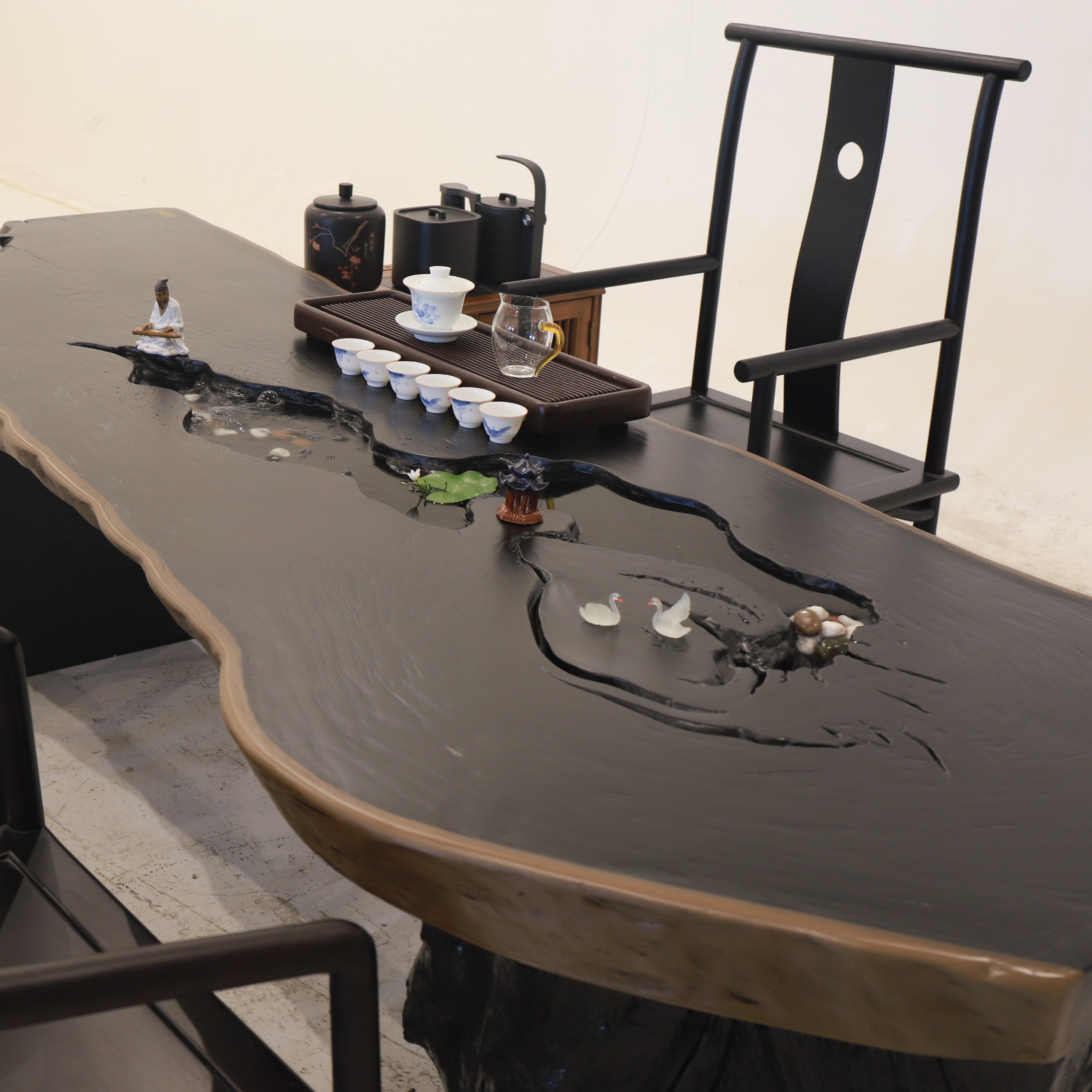New Chinese River Tea Table, Coffee, Living Room, Conference, Dining Table, Office, Long Table