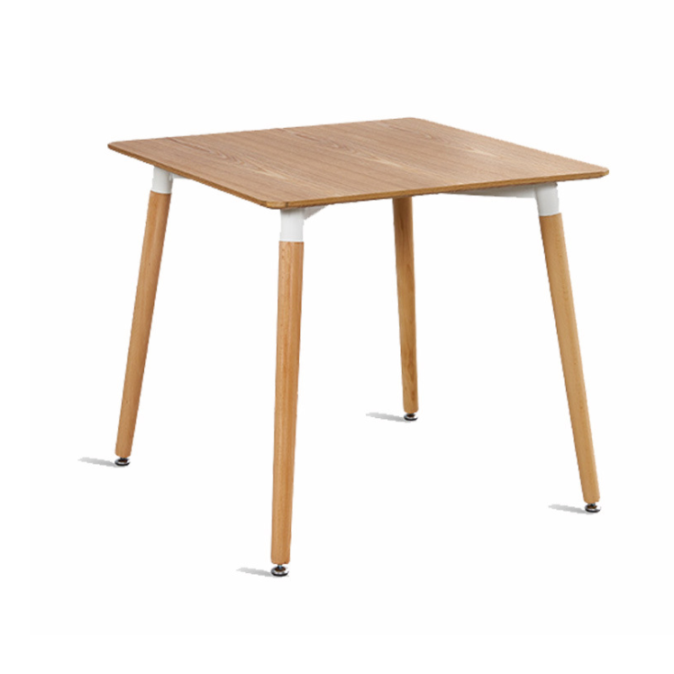 Restaurant wooden set dinner table modern 80cm square dining tables