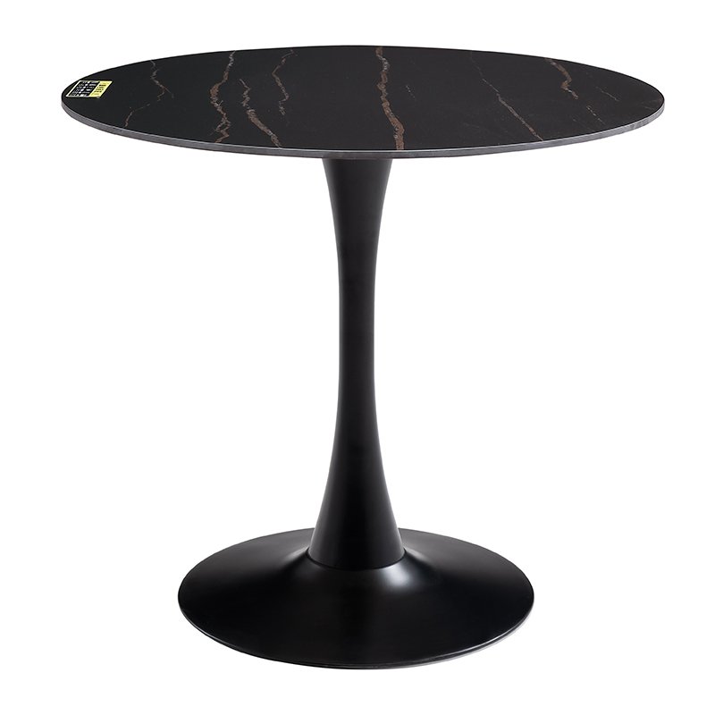 Perfect Quality Versatile Durable Refined Coffee Table Premium Small Table With Luxury Black Stand