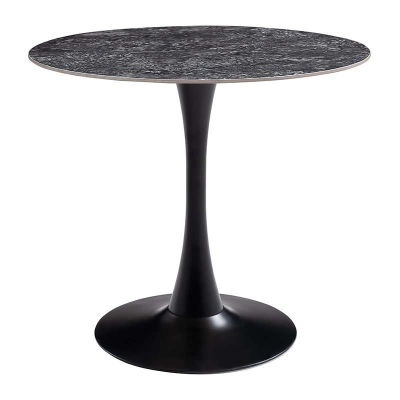 Perfect Quality Versatile Durable Refined Coffee Table Premium Small Table With Luxury Black Stand