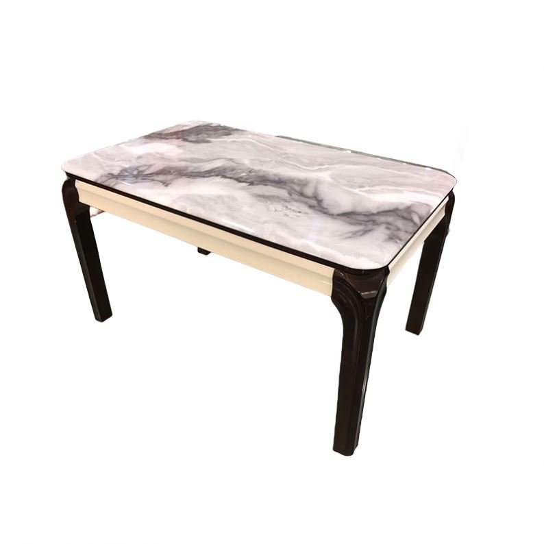 Dining room furniture table marble top dining table
