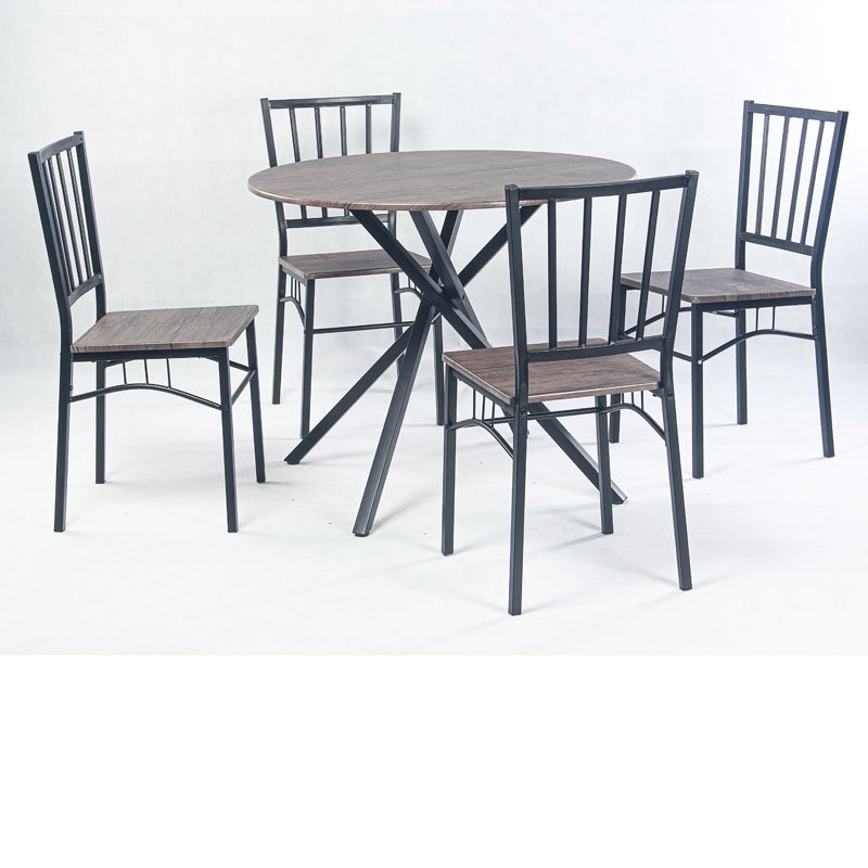 And 6 Round With Folding Second Hand Cheap Foldable Space Saving Set Wooden Turkish Furniture Wood Square Dining Table 4 Chairs