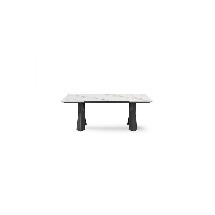 black ceramic top square extendable dining room table set