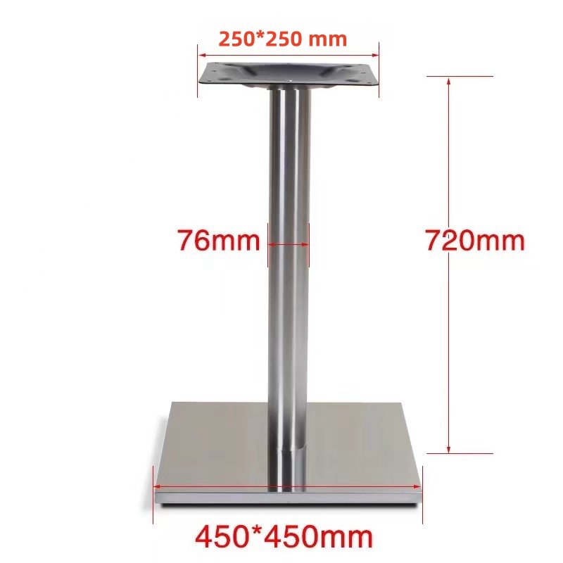 Best Selling High Quality Stainless Steel Table Bases Legs Metal For Furniture