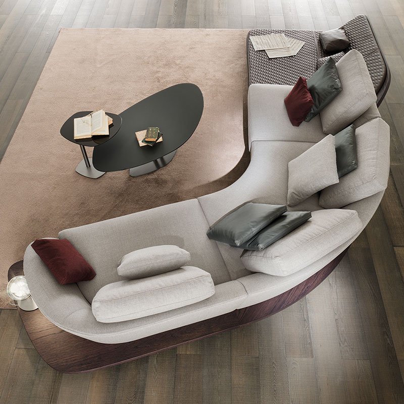 Modern Luxury Creative Alien Coffee Table Hotel Lobby Villa Living Room Stainless Steel Marble Tea Table Set