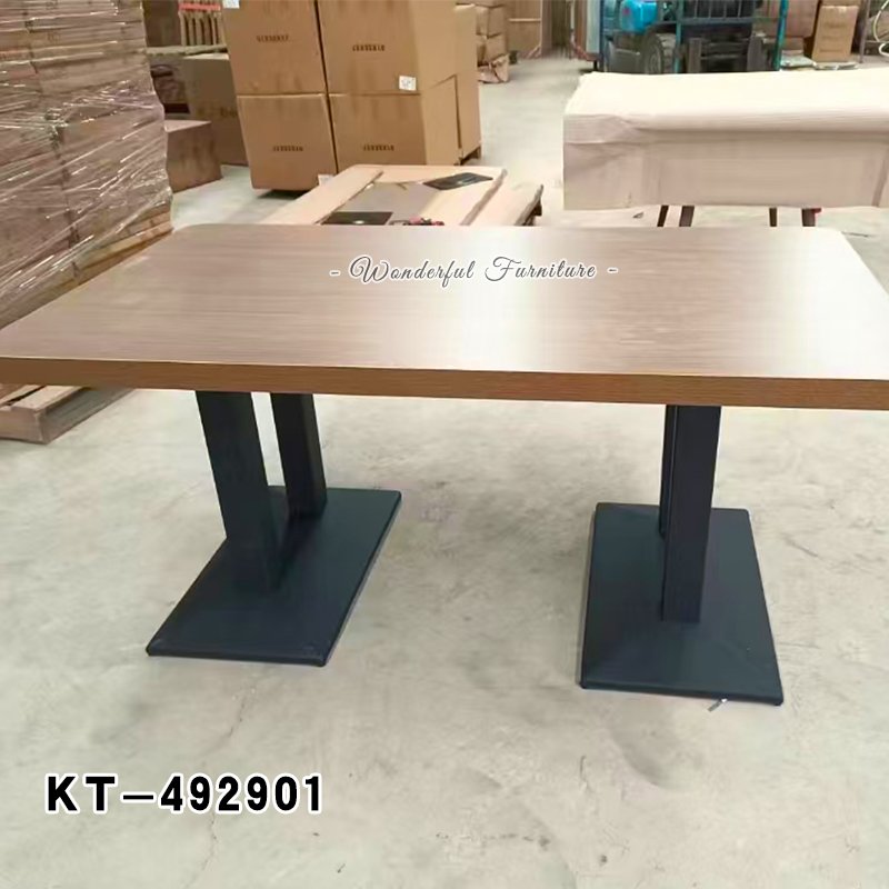 Restaurant Solid Wood Trestle Table Home Hotel Furniture Dining Table