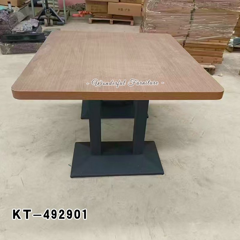 Restaurant Solid Wood Trestle Table Home Hotel Furniture Dining Table