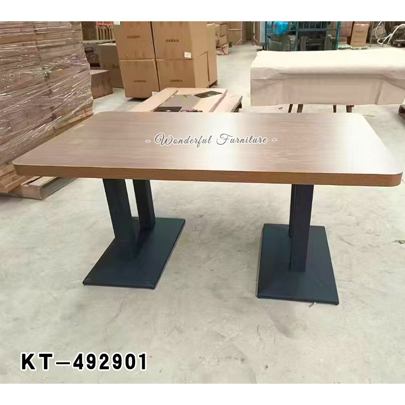 Restaurant Solid Wood Trestle Table Home Hotel Furniture Dining Table