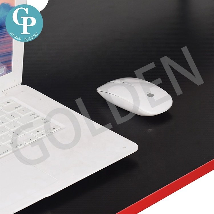 Gaming Desk Cross Shaped Home Office PC Computer Gaming Desk Table with Monitor Stand Cup Holder Headphone Hook