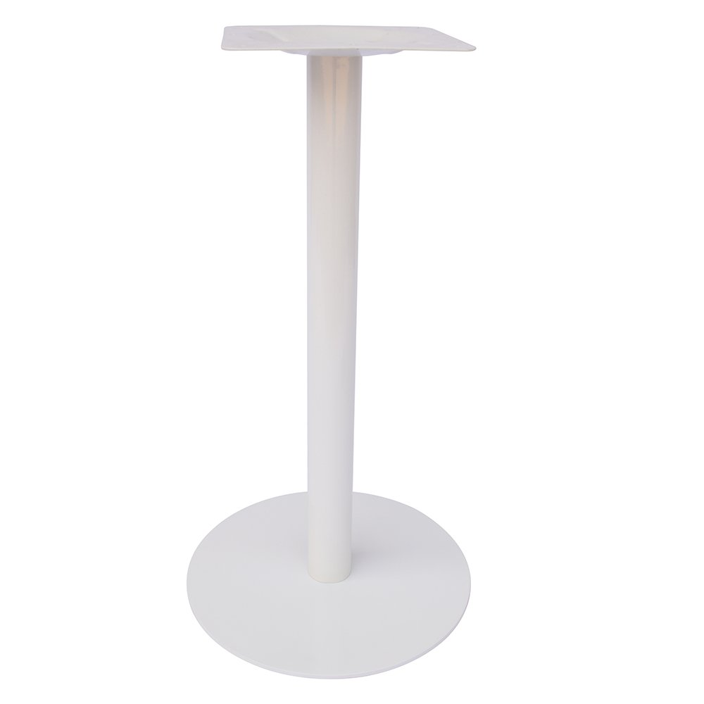 Hardware Legs Dining Table Base Table Feet Iron Leg Coffee Restaurant Commercial White Round Tube White Home Furniture Metal