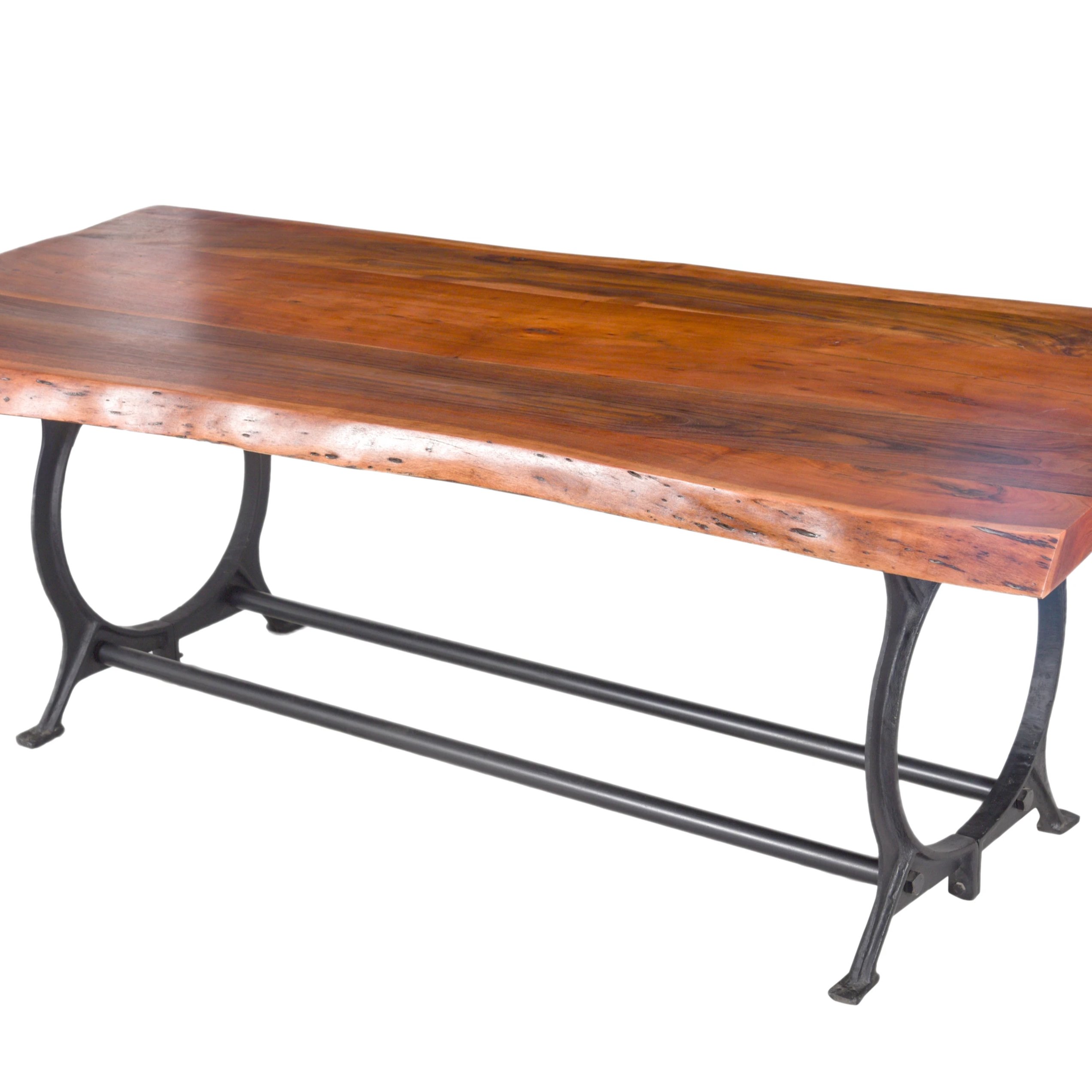 Modern Industrial-Style Restaurant Furniture Eclectic Cafe and Bar Tables Wood Iron Metal Dining Tables
