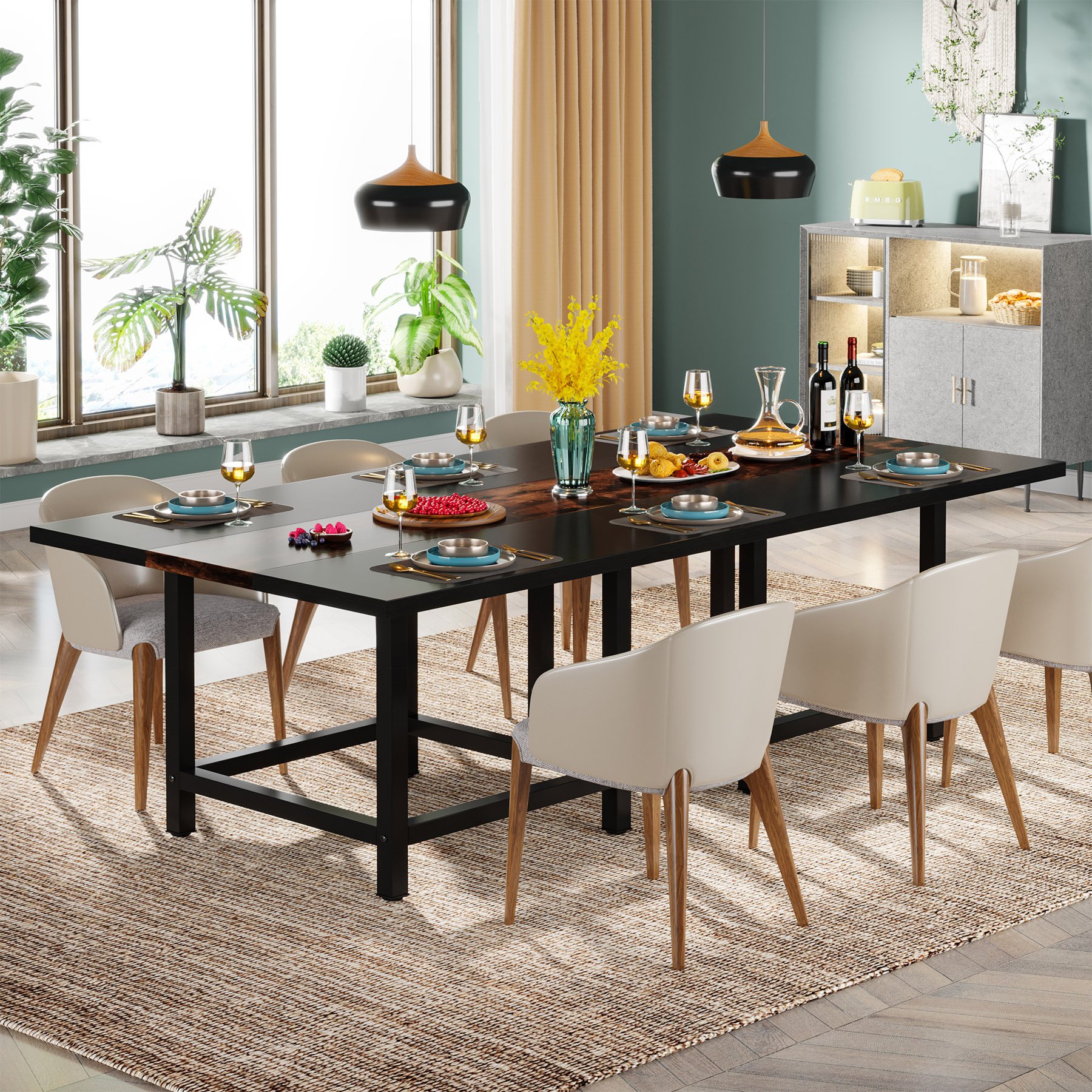 Small Home Office Furniture Kitchen Rustic Square Dining Room Tables for 4