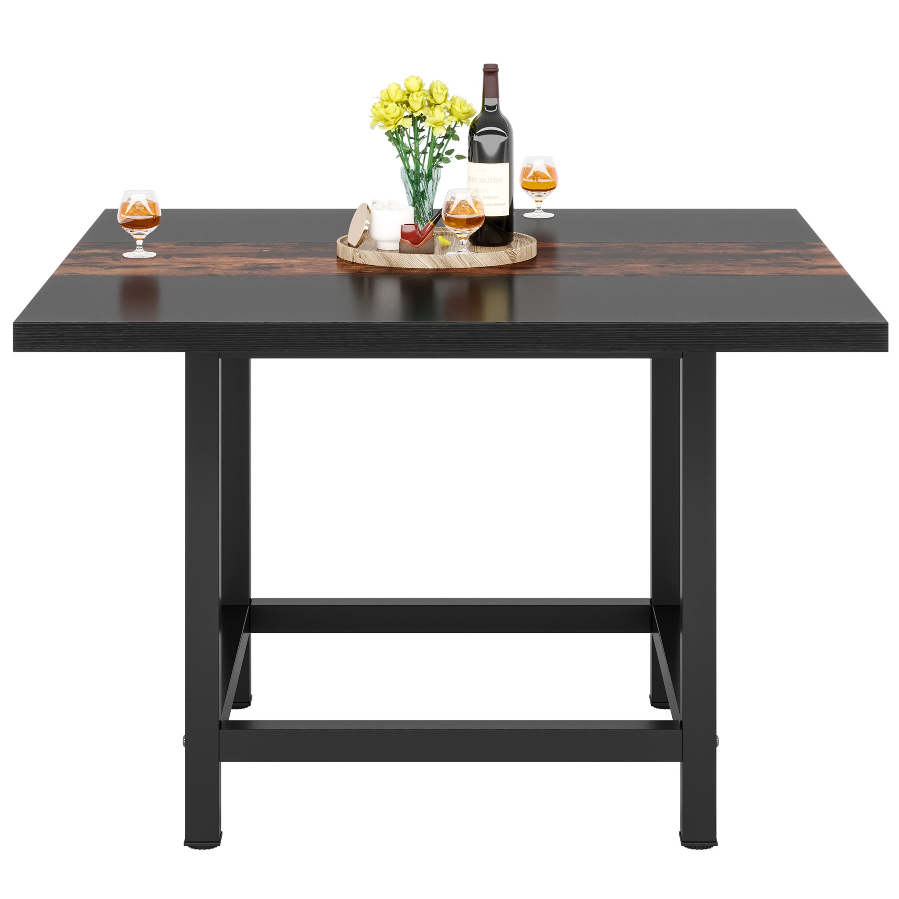 Small Home Office Furniture Kitchen Rustic Square Dining Room Tables for 4