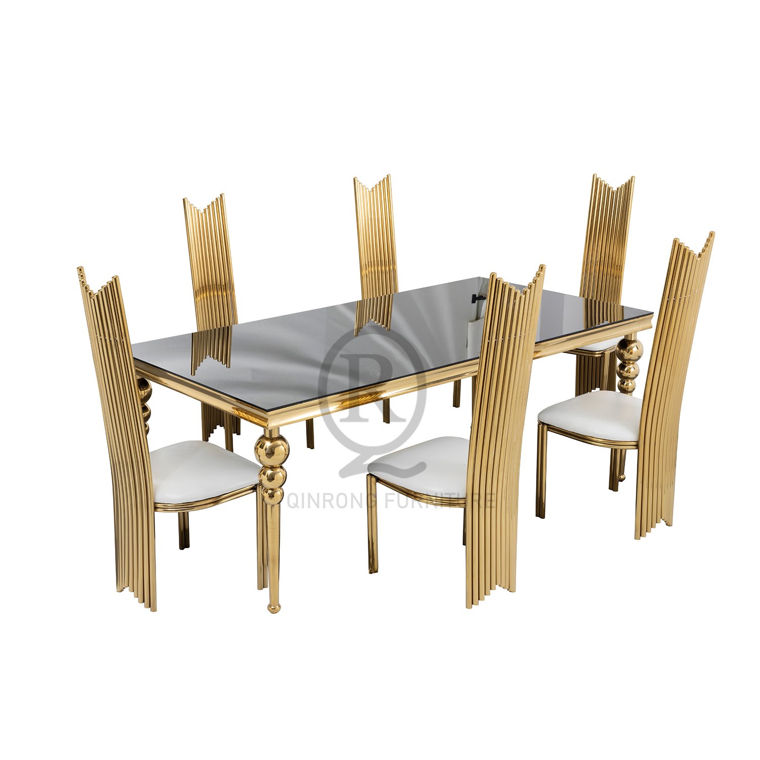 Luxury Hotel Restaurant glass or Marble wedding table dining tables for wedding and event