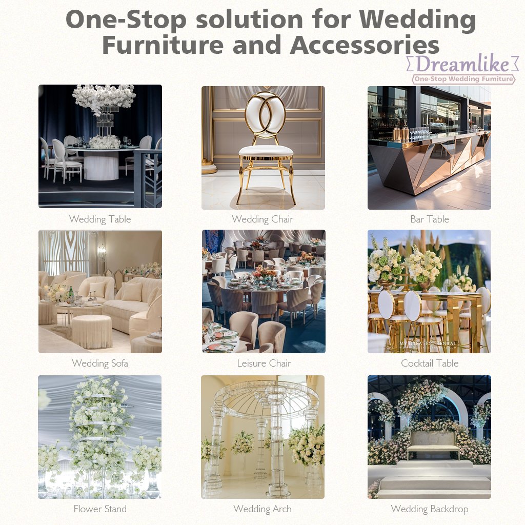 Wedding Table Stylish Hotel Furniture for Parties and Events Stainless Steel Wedding Tables Rectangular Glass Table