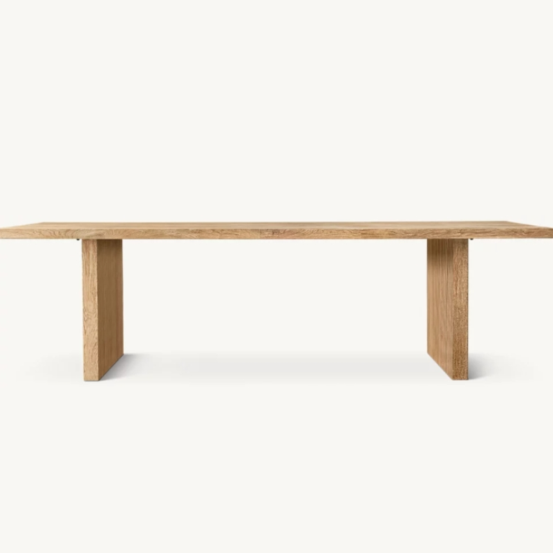 Luxury classic solid wood dining room furniture table Conference table Villa hotel can be customized